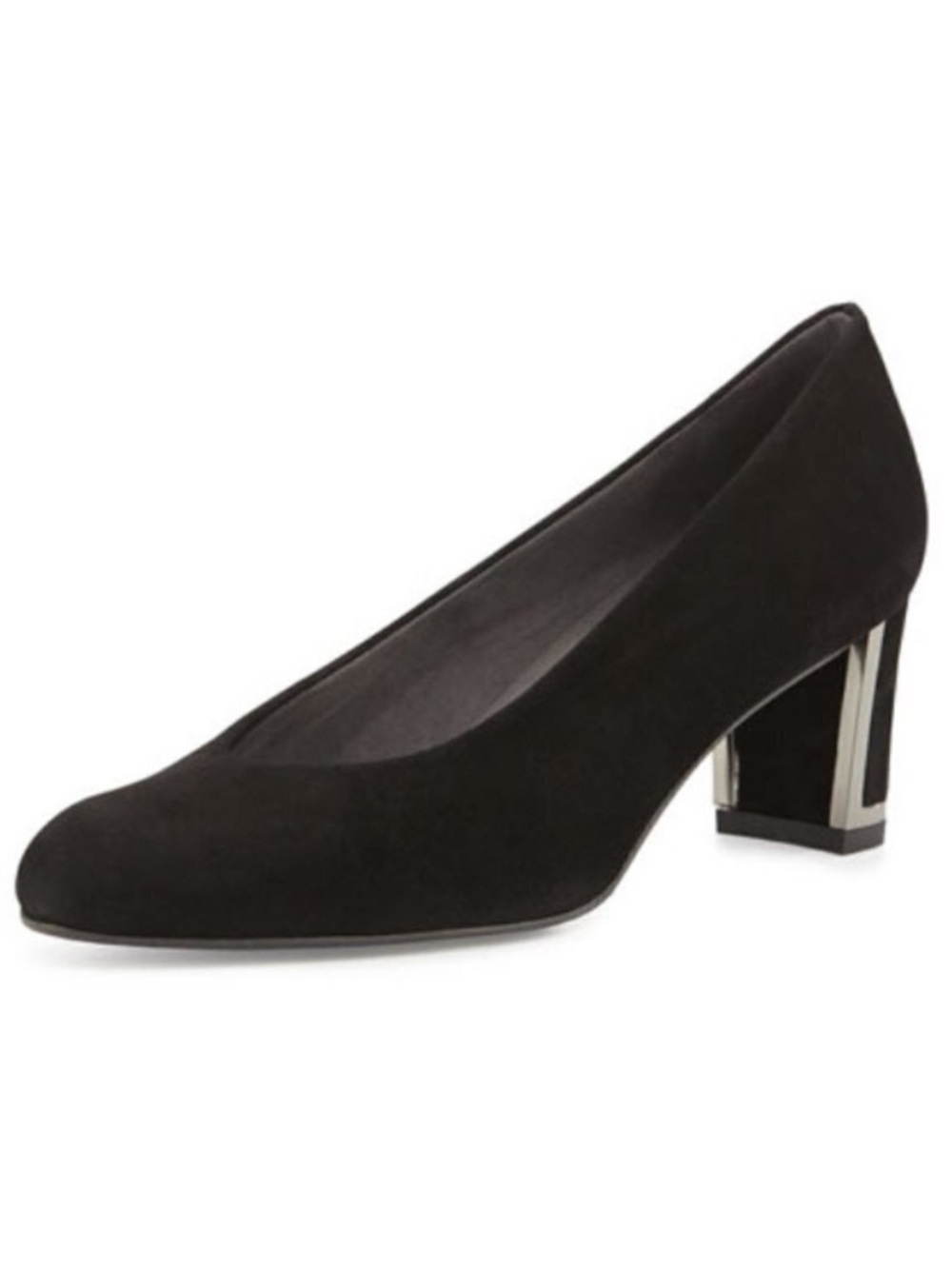Stuart Weitzman Black Suede Pump Size 6